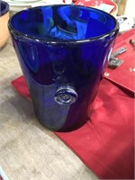 Cobalt blue wine chiller