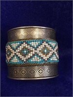 Native American Navajo Sterling Silver Cuff Bracel