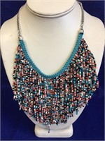 C Small Beaded Necklace