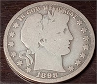 1898O Barber Half Dollar