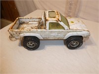 White Steel Tonka Toy Truck