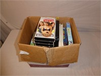 Misc. Box Full of VHS Movies