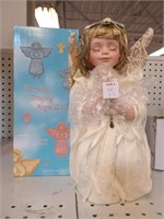 Porcelain Praying Angel Doll