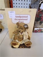 Hand Painted Occupational Bear Decor Doctor