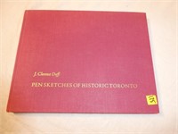 "Pen Sketches of Historic Toronto" Hardcover Book