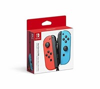 Like New Nintendo Joy-Con (L/R) - Neon Red/Blue -