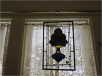 STAINED GLASS WINDOW HANGING