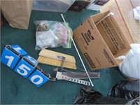 GROUP HANGERS, CURTAIN RODS, HARDWARE ITEMS,