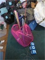 LAUNDRY HAMPER - CANS, DUSTER, YARD STICKS & MORE