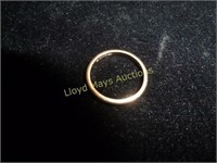 14k Gold  Lady's Band Ring