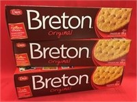 Breton Original Crackers 'Dare', 225g x 3,BB 04/21