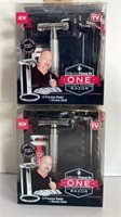 2 NEW MICRO TOUCH ONE RAZOR W/ STAND & 12 BLADES