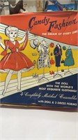 1960'S CANDY FASHION DOLL & 3 DRESS FORMS