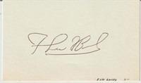 F. Lee Bailey Autograph