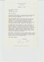 Letter from Jerry Ford on The White House Letterhe