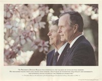 Ronald Reagan and George Bush Photo