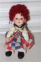 Cleson Porcelain Doll 11"