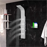 Thermostatic Shower Panel with Rainfall Shower Hd