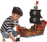 KidKraft Adventure Bound Wooden Pirate Ship,