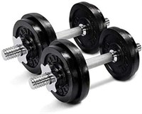 Marcy 40 Pound Dumbbell Set with Adjustable Weighs