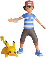 Pokémon Battle Feature Action Figure, Ash& Pikachu