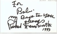 Richard Farnsworth Autograph