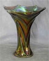 Gothic Arches 9 1/2" vase - smoke