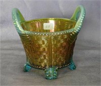 N's Bushel basket - aqua opal