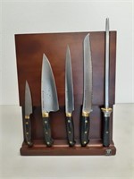 $1390 Zwilling Bob Kramer Carbon Steel Knife Set