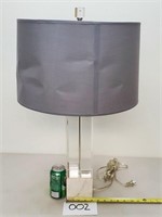 $599 Crate & Barrel Crystal Table Lamp (No Ship)