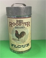 RED ROOSTER CANISTER