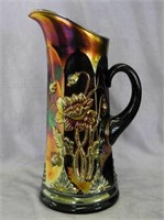 Oriental Poppy tankard water pitcher - purple