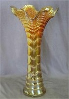 Ripple 17" funeral vase - marigold