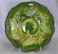 M'burg Holly Whirl IC shaped bowl - green