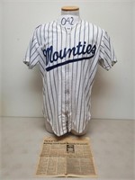 Vintage Mounties #19 Baseball Jersey