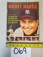 Vintage 1957 Mickey Mantle Magazine