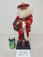 18" Fire Chief Santa Figure