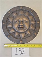 12" Sun Wall Plaque