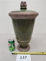Decorative Urn with Lid (No Ship)