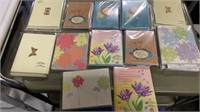 MANY NOTE CARD AND ENVELOPE SETS - 8 IN EACH SET