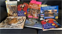 BOOKS ON ANIMALS AND LANDSCAPES