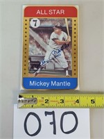 Mickey Mantle Ceramic Baseball Card - #727/1500