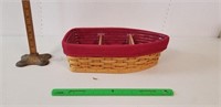 Longaberger Basket, 2003: Wooden Dividers, Liners