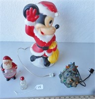 Walt Disney Mickey Mouse blow mold that  works,