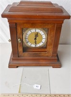 Durhaven mantle clock, glass needs put back  on,