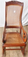 Cane back and set rocking chair