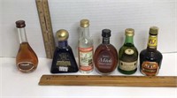 6 vintageMini Liqueur bottles * Suntory Mohala