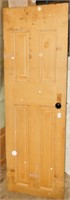 Old wooden door, 70.5" tall and 24" wide