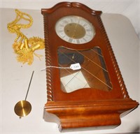 Wooden framed clock, needs repaired