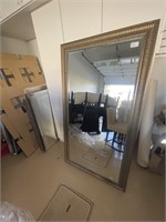 mirror with wood frame